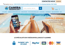 Tablet Screenshot of camera-videosurveillance.fr